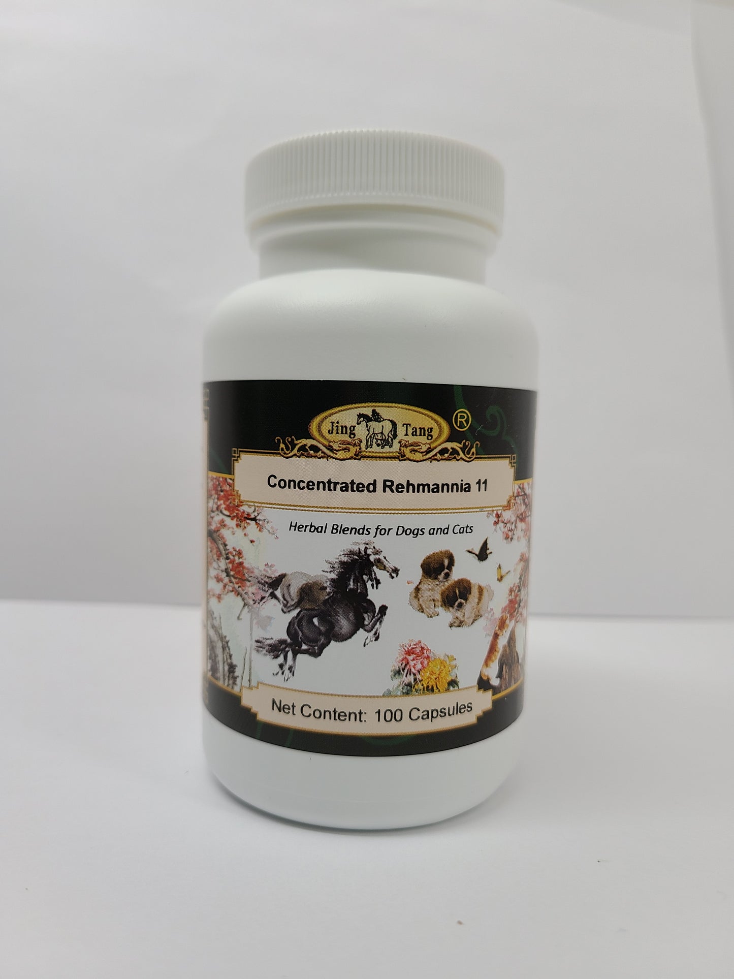 Jing Tang Herbals : Rehmannia 11 (0.5g capsule/ 100 capsule bottle)