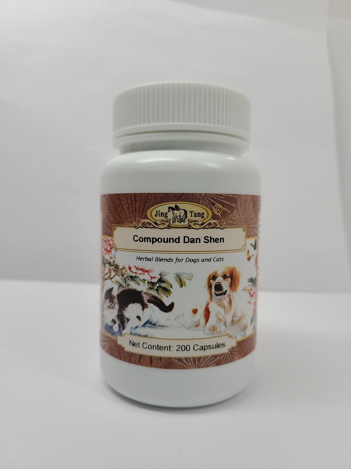 Jing Tang Herbals :Compound Dan Shen 0.5g capsule (200 capsule bottle)