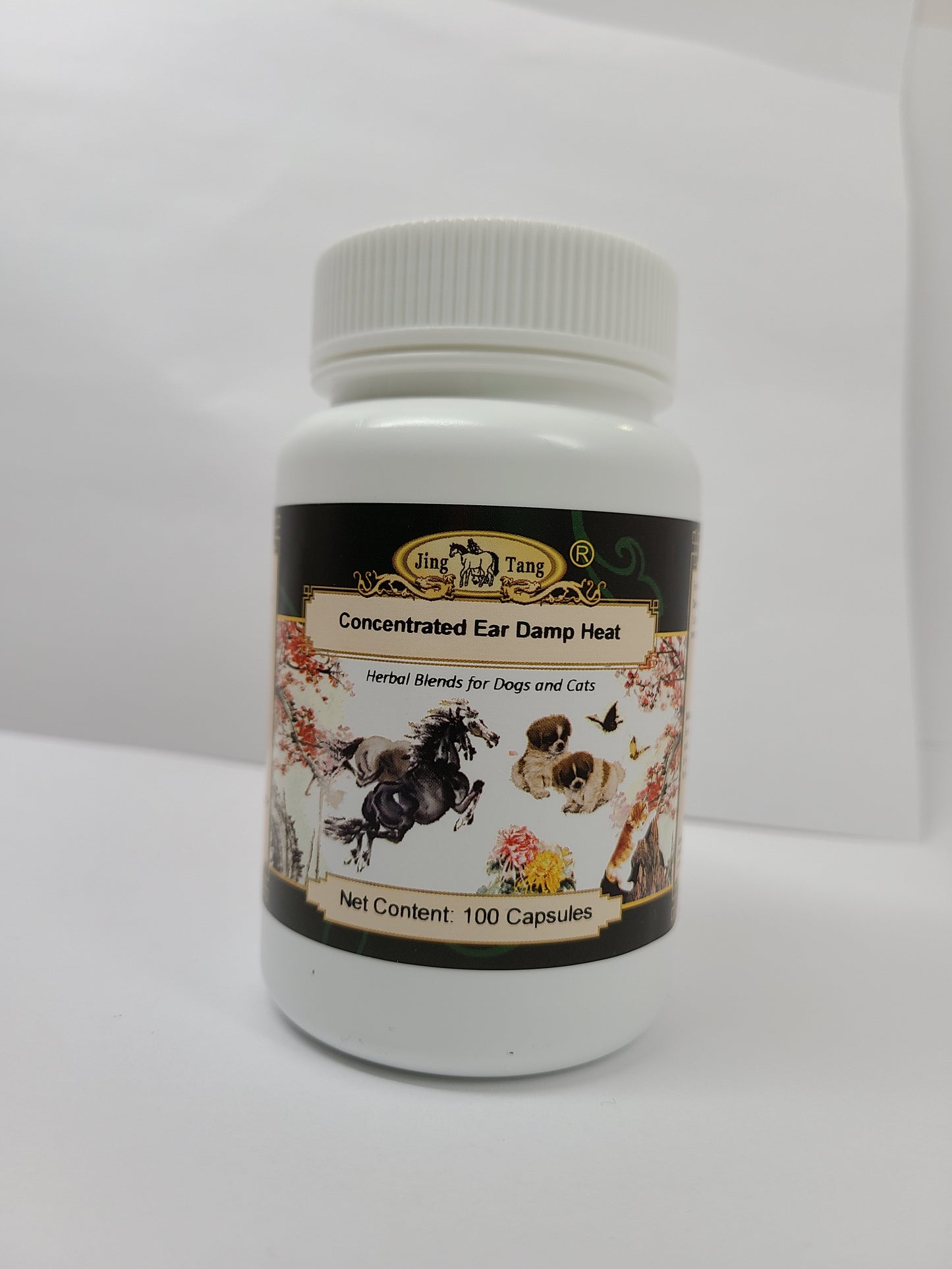 Jing Tang Herbals :Concentrated Ear Damp Heat 0.5g capsule (100 capsule bottle)