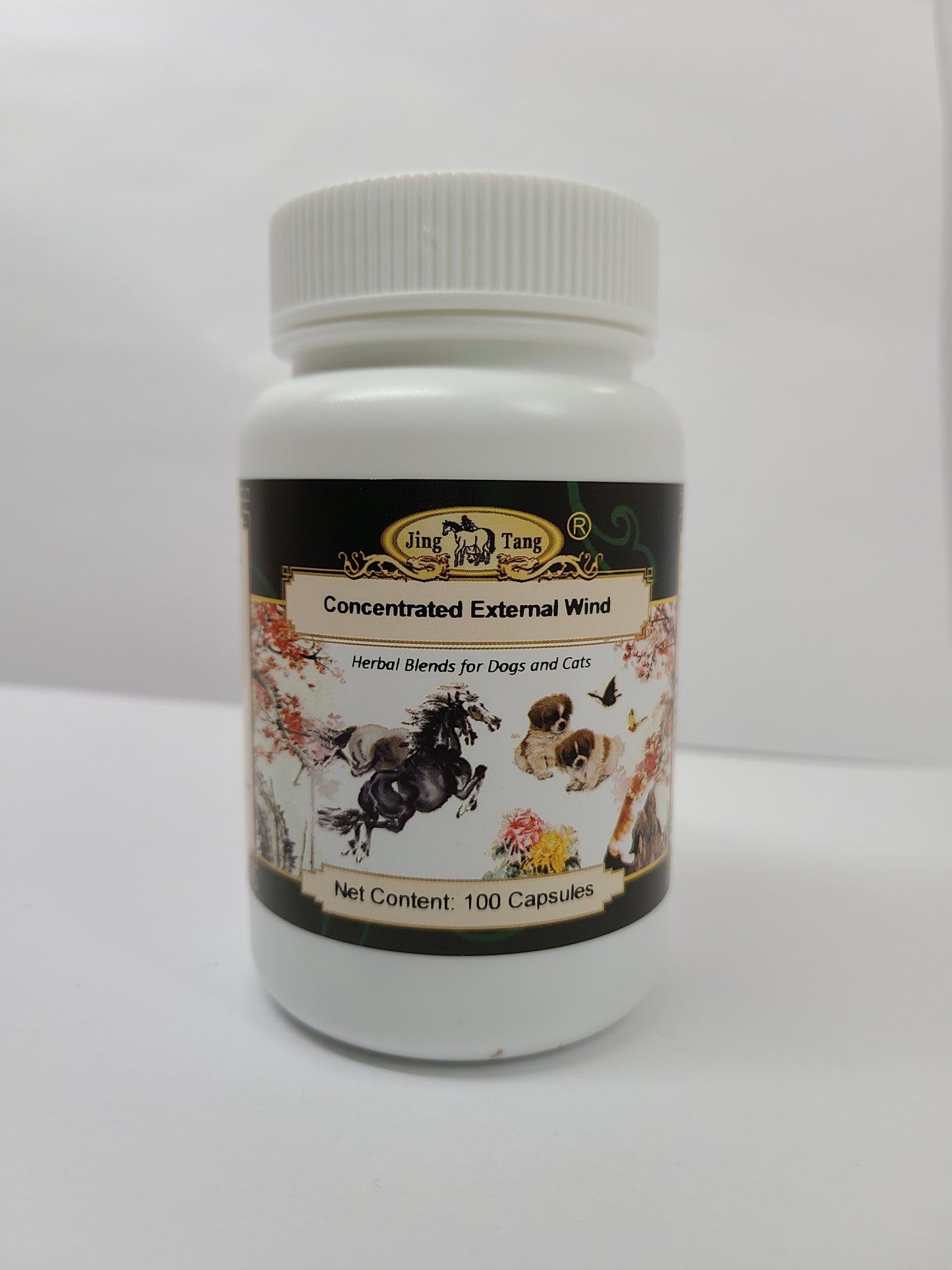 Jing Tang Herbals :Concentrated External Wind 0.5g capsule (100 capsule bottle)