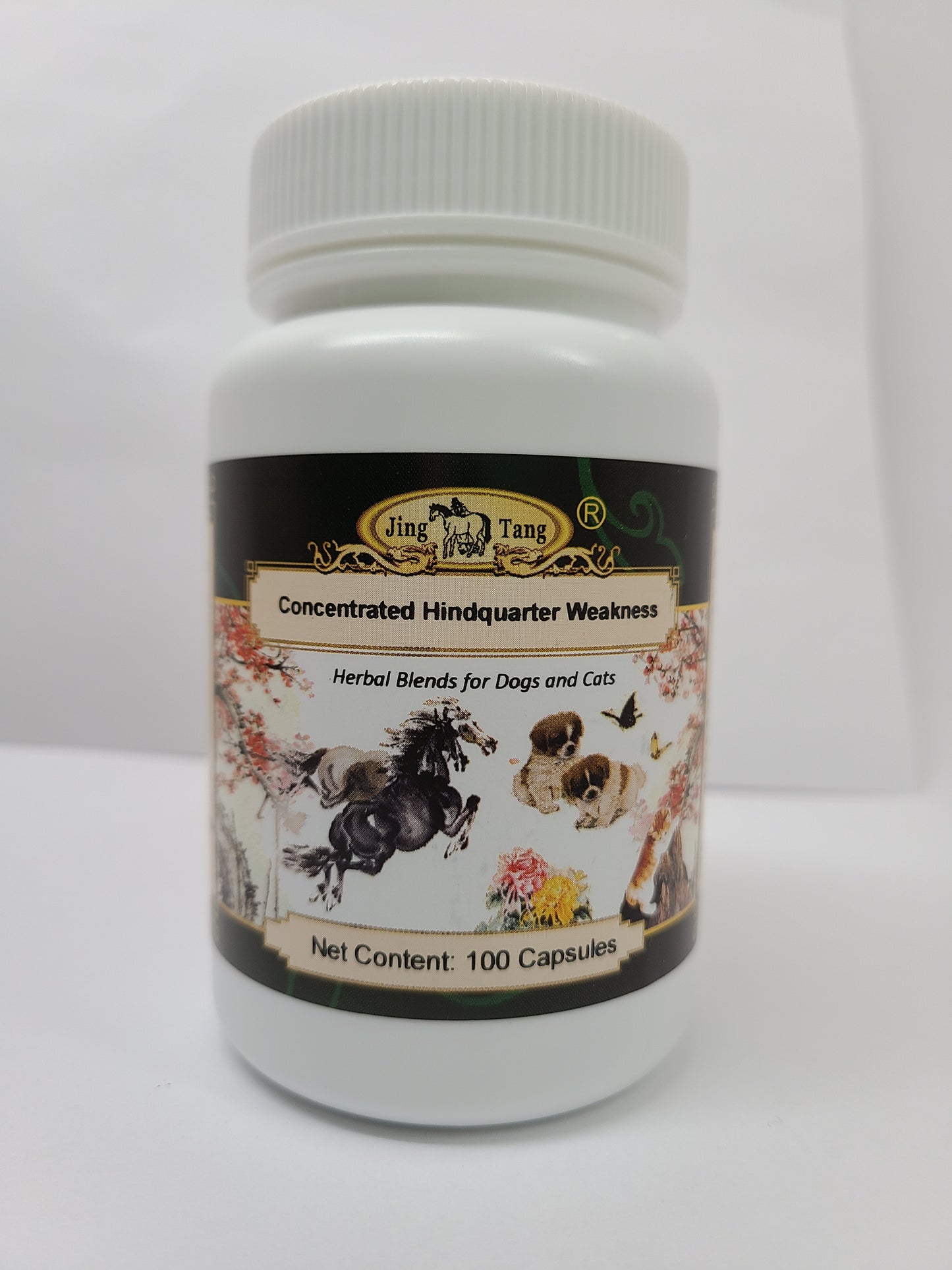 Jing Tang Herbals: Concentrated Hindquarter Weakness 0.5g capsule (100 capsule bottle)