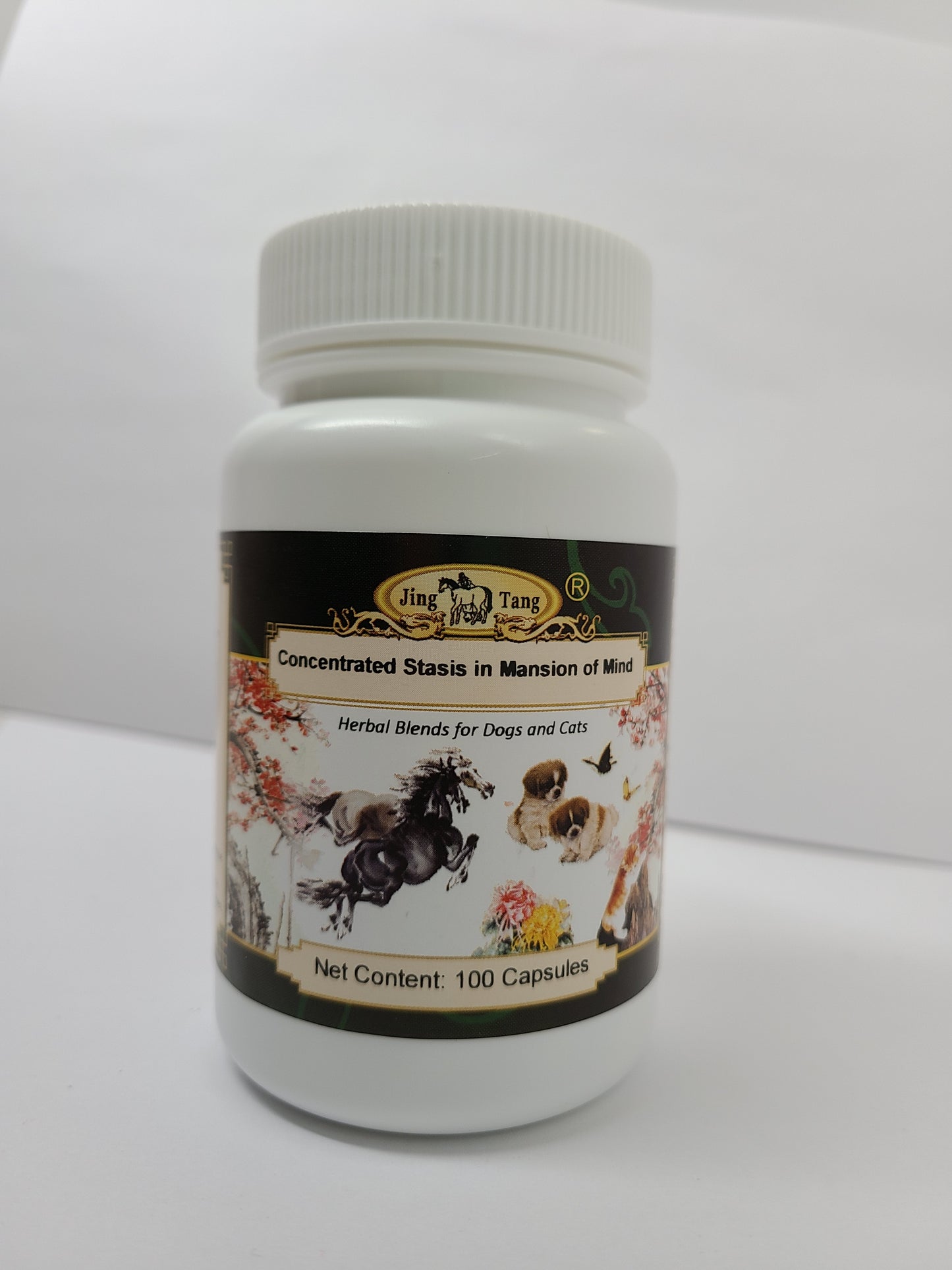 Jing Tang Herbals: Concentrated Stasis in Mansion of Mind 0.5g capsule (100 capsule bottle)