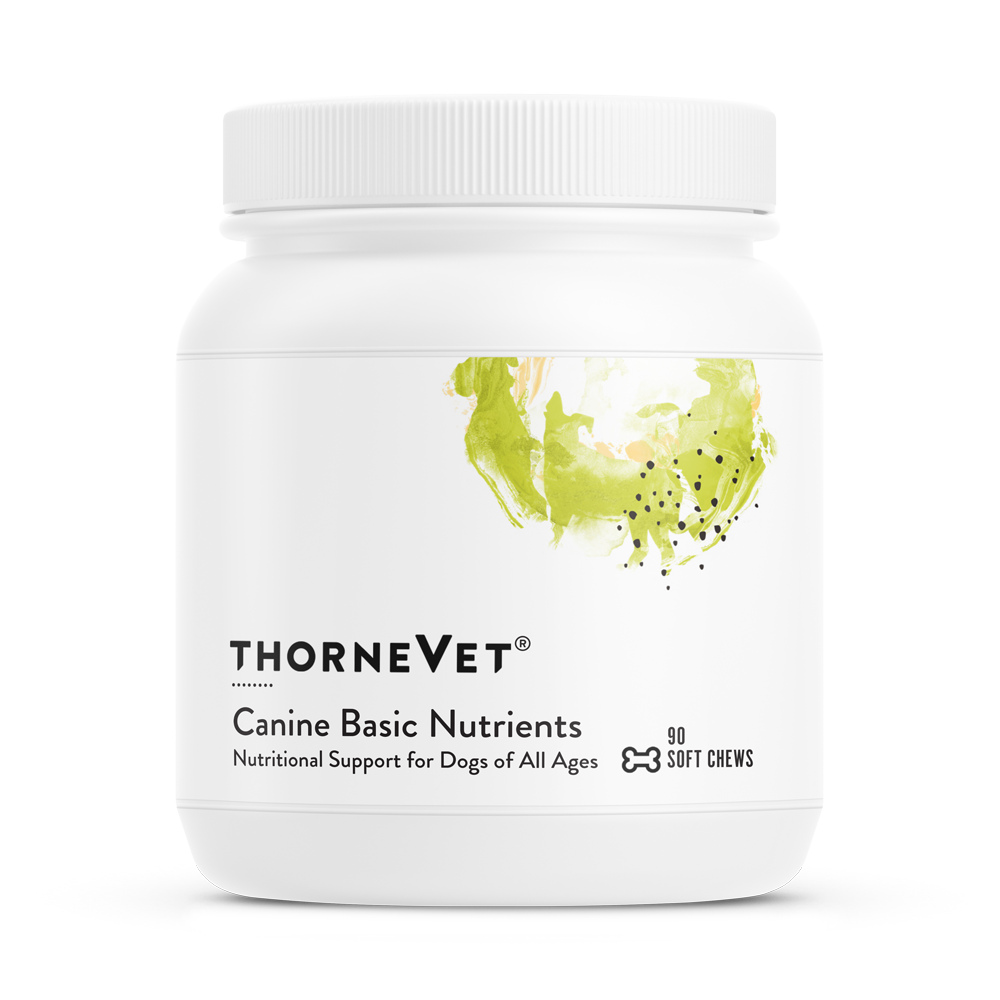 Thorne Vet: Canine Basic Nutrients (90 soft chew bottle)
