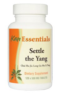 Settle the Yang -  60 Tablets- ( Chai Hu Jia Long Gu Mu Li Tang)