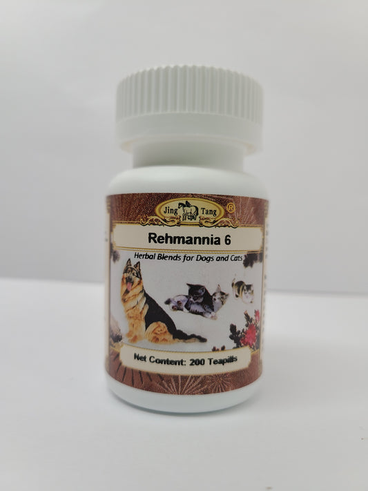Jing Tang Herbals : Rehmannia 6  200 teapills (1 bottle)