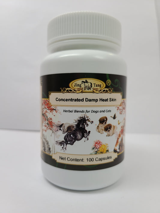 Jing Tang Herbals :Concentrated Damp Skin Heat 0.5g capsule (100 capsule bottle)