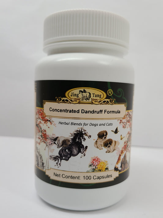 Jing Tang Herbals :Concentrated Dandruff Formula 0.5g capsule (100 capsule bottle)