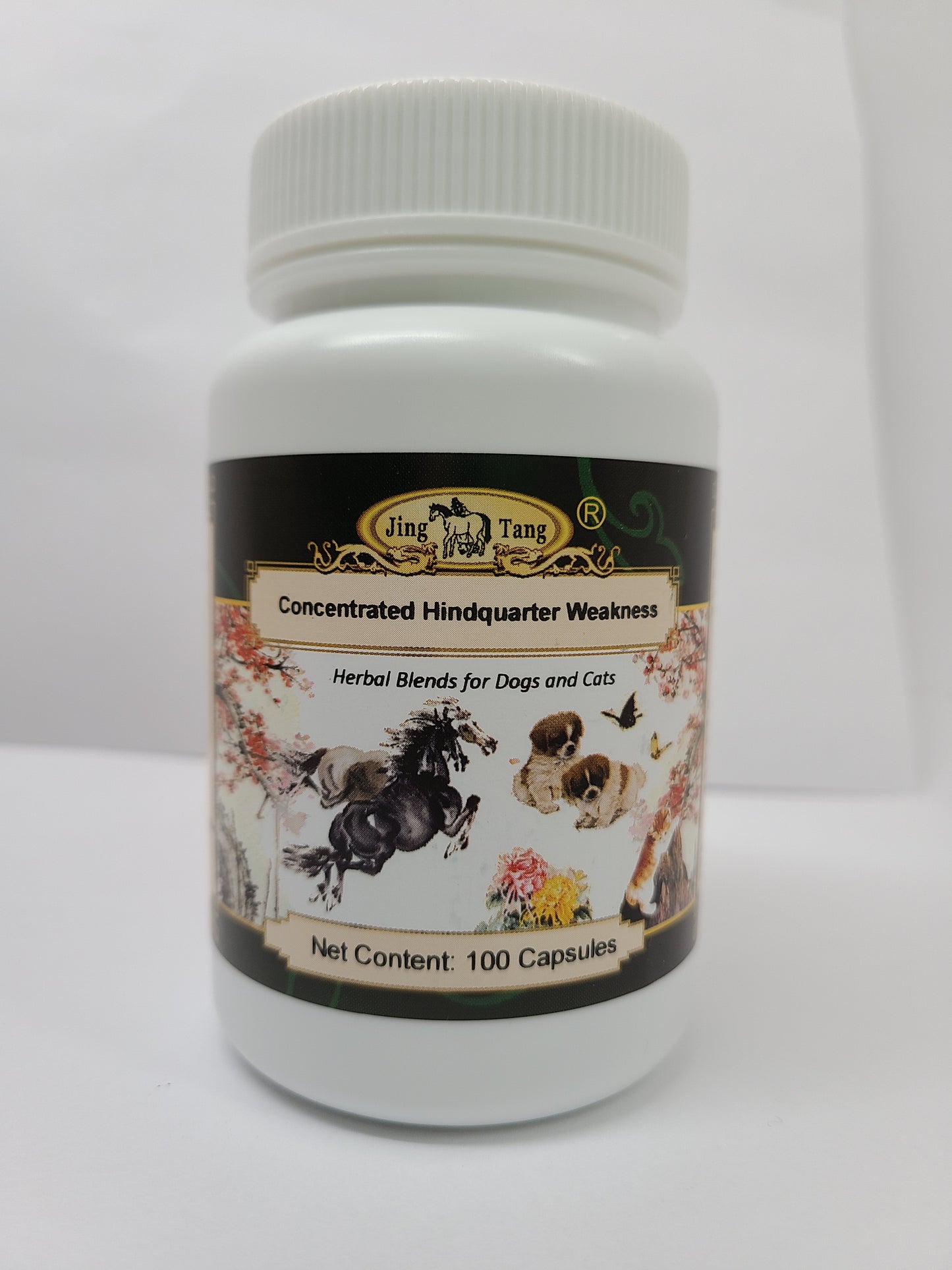 Jing Tang Herbals :Concentrated Hindquarter Weakness 0.5g capsule (100 capsule bottle)